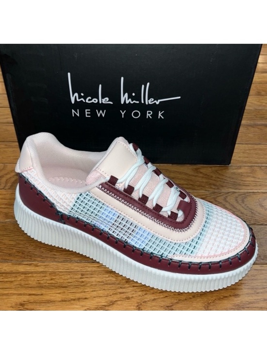 Nicole Miller Shoes - NICOLE MILLER ~ Pink and Burgundy Women's Sneakers size 7.5